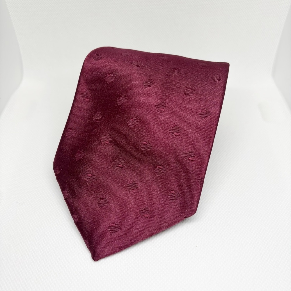 Vintage Botany 500 burgundy patterned tie‎